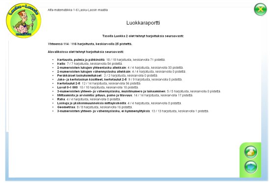 Luokkaraportti